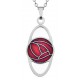 NECKLACE MACK ROSE OVAL
